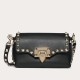 Replica Valentino Mini Rockstud Crossbody Bag Black Calfskin