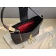 Replica Valentino Vsling Hobo Bag Black Grainy Calfskin