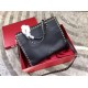 Replica Valentino Black Medium Rockstud Top Handle Bag Replica Valentino Black Medium Rockstud Top Handle Bag