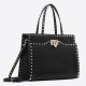 Replica Valentino Black Medium Rockstud Top Handle Bag Replica Valentino Black Medium Rockstud Top Handle Bag
