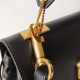 Replica Valentino Small Vring Handbag Black Buffalo 