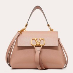 Fake Valentino Small Vring Handbag Pink Buffalo  Replica