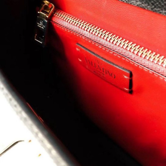 Fake Valentino Small Vsling Handbag Black Grainy Calfskin Replica Replica Valentino Small Vsling Handbag Black Grainy Calfskin
