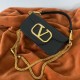 Fake Valentino Loco Small Shoulder Bag Black Calfskin Replica