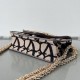 Replica Valentino Small Loco Shoulder Bag Black Toile Iconographe