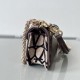 Replica Valentino Small Loco Shoulder Bag Black Toile Iconographe