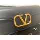 Fake Valentino Loco Large Shoulder Bag Black Calfskin Replica