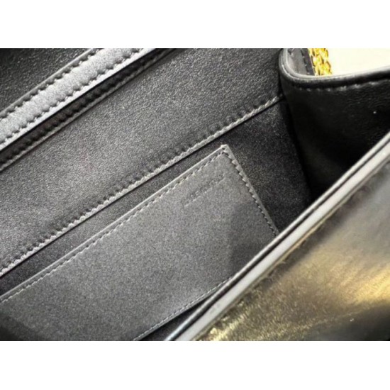 Fake Valentino Loco Large Shoulder Bag Black Calfskin Replica