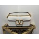 Replica Valentino Loco Large Shoulder Bag White Calfskin