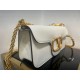 Replica Valentino Loco Large Shoulder Bag White Calfskin