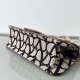 Fake Valentino Large Loco Shoulder Bag Black Toile Iconographe Replica