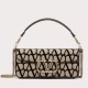 Fake Valentino Large Loco Shoulder Bag Black Toile Iconographe Replica