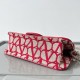 Replica Valentino Large Loco Shoulder Bag Red Toile Iconographe