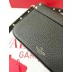 Replica Valentino Rockstud Pouch Bag Black Grained Fake Valentino Rockstud Pouch Bag Black Grained Replica