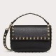 Replica Valentino Rockstud Pouch Bag Black Grained Fake Valentino Rockstud Pouch Bag Black Grained Replica
