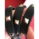 Replica Valentino Rockstud Pouch Bag Black Grained Fake Valentino Rockstud Pouch Bag Black Grained Replica