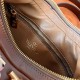 Replica Valentino Stud Sign Hobo Bag Dark Brown Calfskin