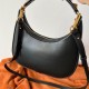 Replica Valentino Stud Sign Hobo Bag Black Calfskin
