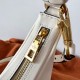 Replica Valentino Stud Sign Hobo Bag White Calfskin