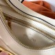 Replica Valentino Stud Sign Hobo Bag White Calfskin