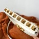 Replica Valentino Stud Sign Hobo Bag White Calfskin