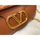 Replica Valentino Stud Sign Shoulder Bag Brown Nappa Replica Valentino Stud Sign Shoulder Bag Brown Nappa