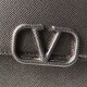 Replica Valentino Vsling Large Shoulder Bag Black Grainy Calfskin