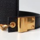 Replica Valentino Vsling Large Shoulder Bag Black Grainy Calfskin