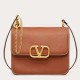 Fake Valentino Vsling Large Shoulder Bag Brown Grained Calfskin Replica Replica Valentino Vsling Large Shoulder Bag Brown Grained Calfskin