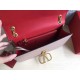 Replica Valentino Medium Vlock Shoulder Bag Poudre Calfskin