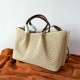 Replica Valentino Garavani Medium Straw Summer Tote Bag