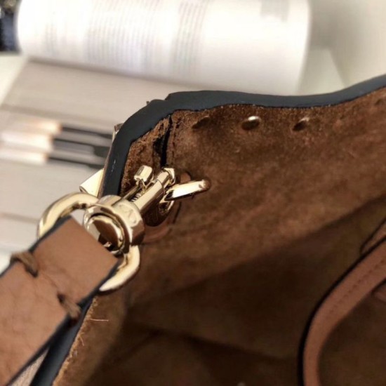 Replica Valentino Rockstud Large Shopping Bag Brown 