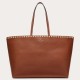 Replica Valentino Rockstud Large Shopping Bag Brown 