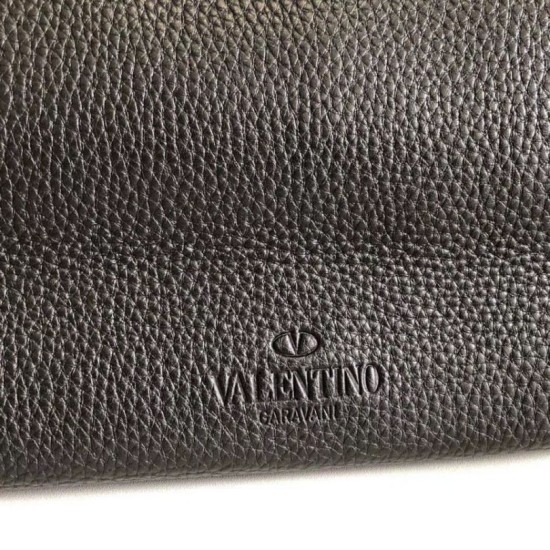 Fake Valentino Rockstud Large Shopping Bag Black  Replica