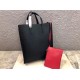 Replica Valentino Garavani Black Large N/S Vring Shopper Bag