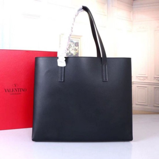Replica Valentino Garavani Black Large Vring Shopping Tote