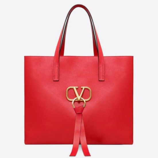 Replica Valentino Garavani Red Large Vring Shopping Tote