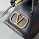 Replica Valentino VLogo Signature Mini Bucket Bag Black Calfskin