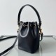 Replica Valentino VLogo Signature Mini Bucket Bag Black Calfskin