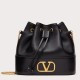 Replica Valentino VLogo Signature Mini Bucket Bag Black 