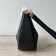 Replica Valentino VLogo Moon Small Hobo Bag with Chain Black 