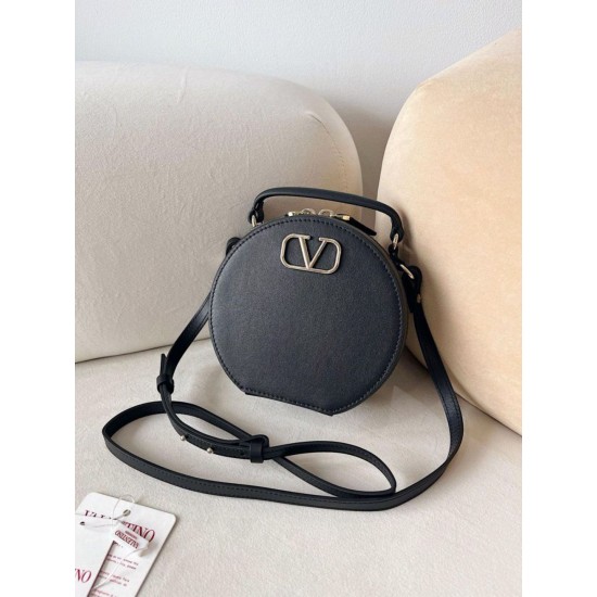 Replica Valentino VLogo Signature Mini Bag Black Calfskin