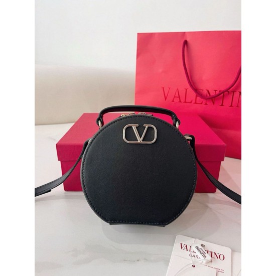 Replica Valentino VLogo Signature Mini Bag Black Calfskin