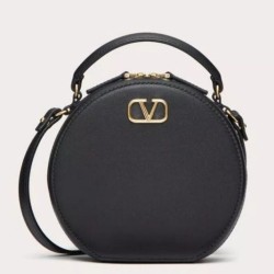 Replica Valentino VLogo Signature Mini Bag Black Calfskin