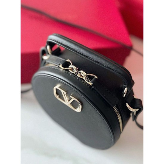 Replica Valentino VLogo Signature Mini Bag Black Calfskin
