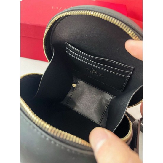 Replica Valentino VLogo Signature Mini Bag Black Calfskin