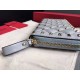 Replica Valentino Rockstud Spike Zip Wallet Sky Blue Lambskin