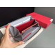 Replica Valentino Rockstud Spike Zip Wallet Sky Blue Lambskin