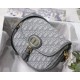 Fake Dior Medium Bobby Bag In Grey Dior Oblique Canvas Replica