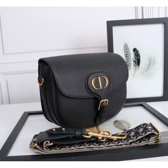 Fake Dior Large Bobby Bag In Black Grained Calfskin Replica Replica Dior Large Bobby Bag In Black Grained Calfskin